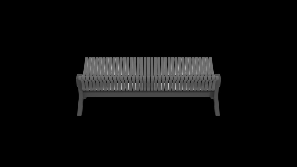 The SurfBench 3-seater — front view